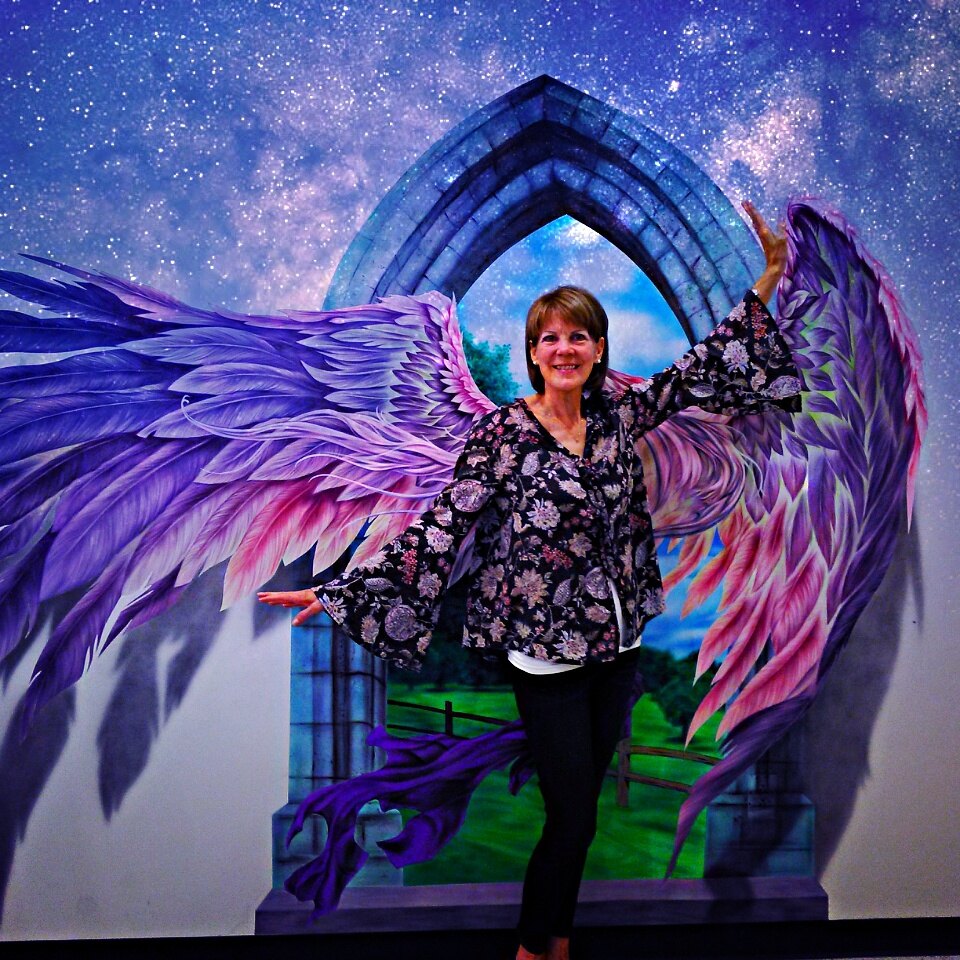 Glowing blacklight UV mural 8 by Dongbai Tang